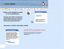 Tablet Screenshot of linux.latgola.lv